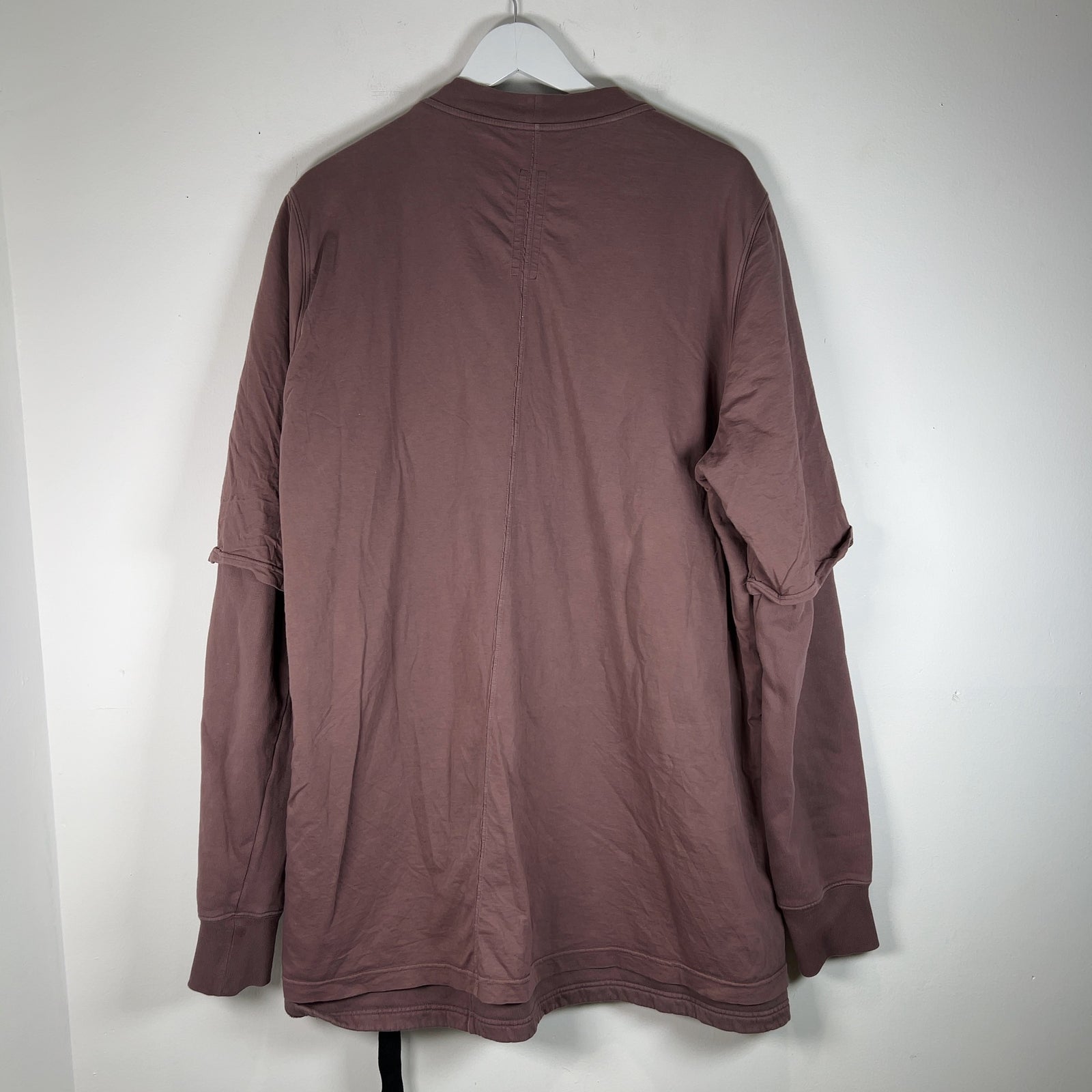 Rick Owens Double Layer Mauve Crewneck
