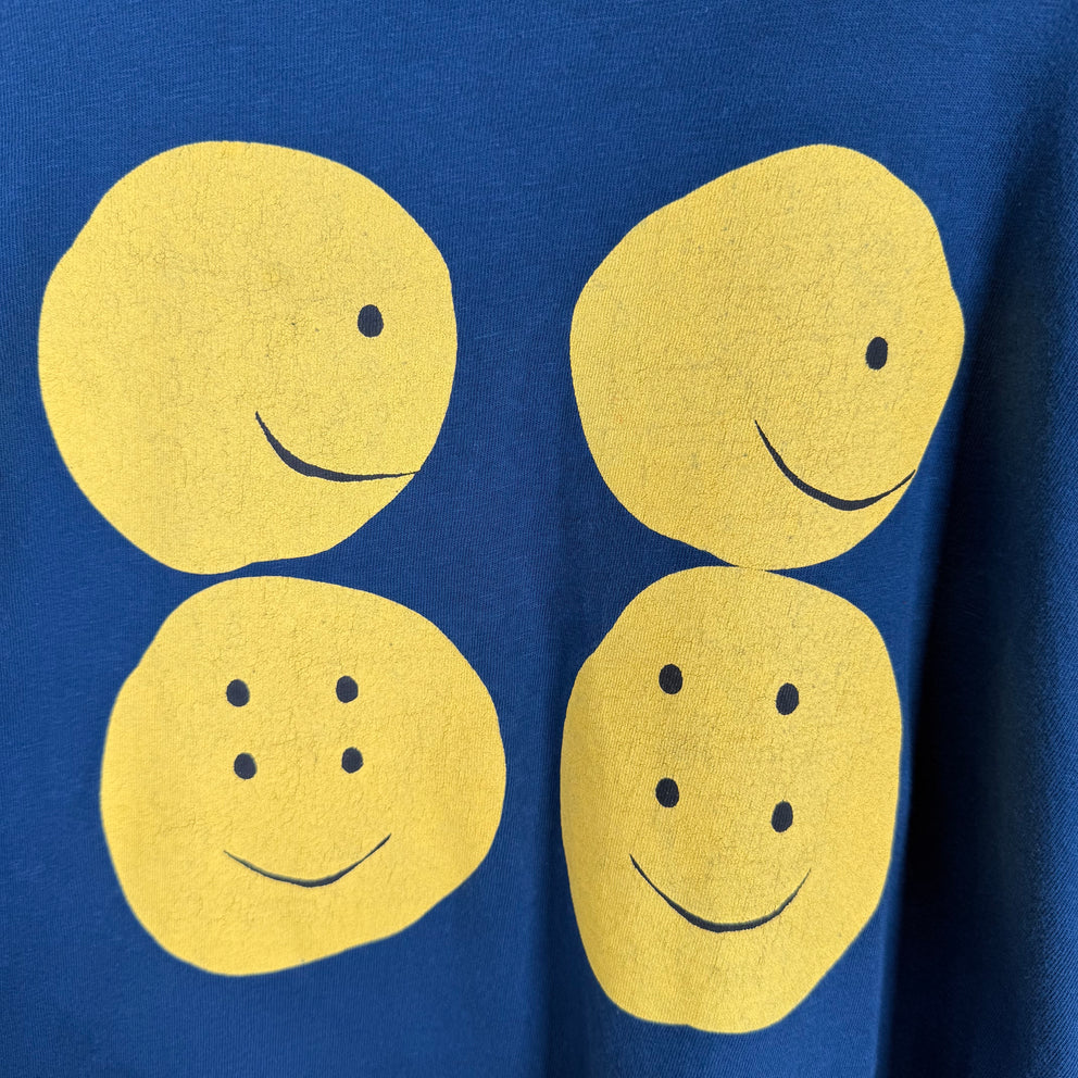 Kapital Smiley Face Jersey T-Shirt Size L