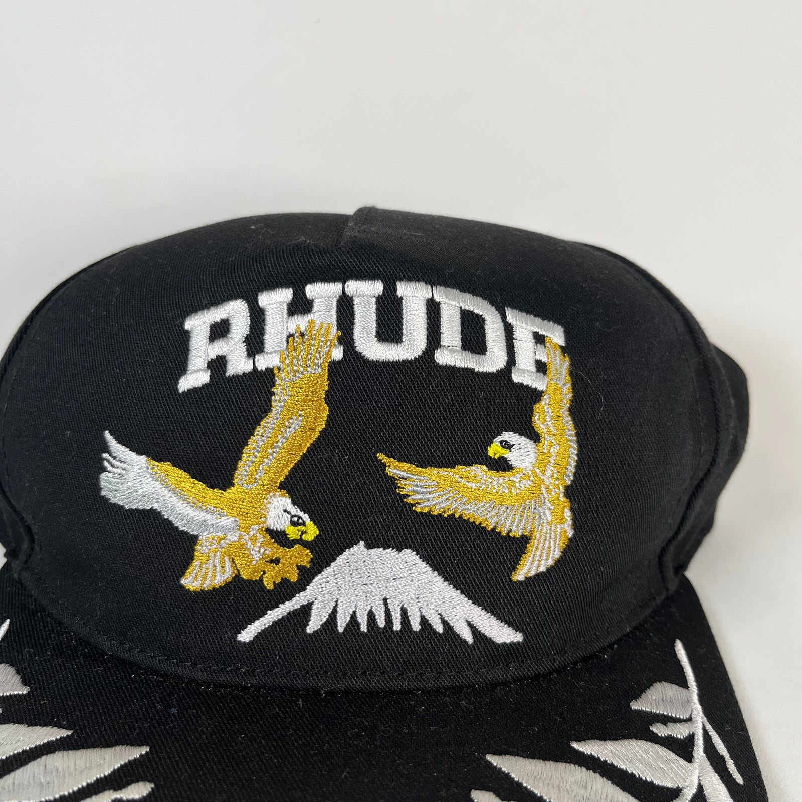Rhude Black Eagle Souvenir Cap