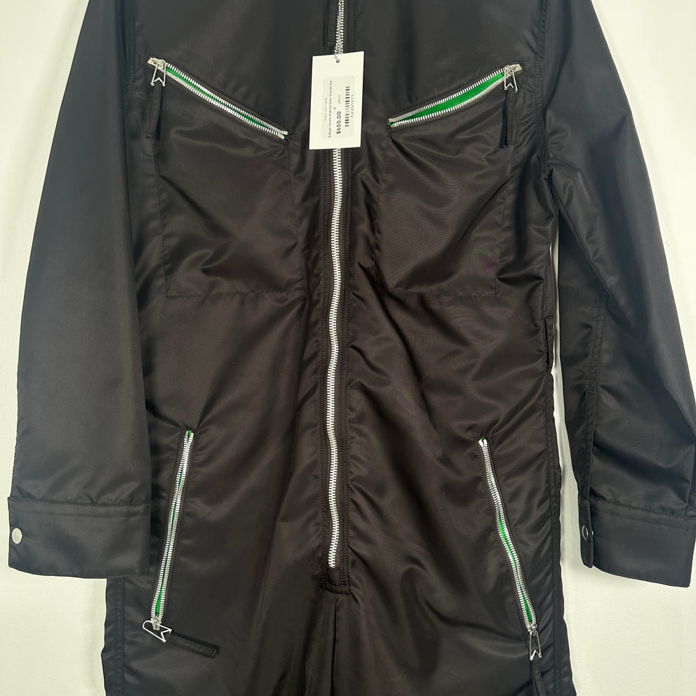 Bottega Veneta Multi-Zip Nylon Overalls Size M