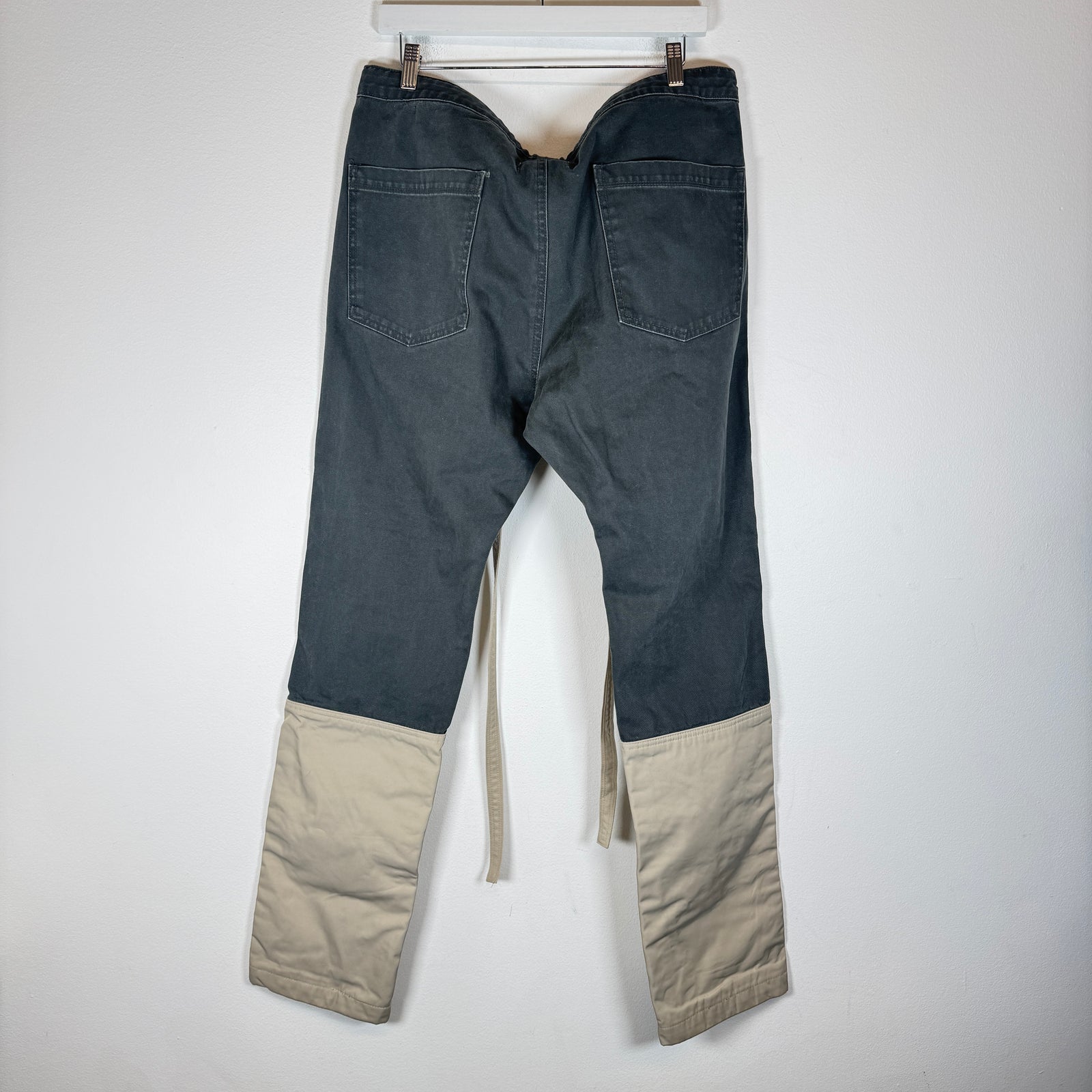 Fear of God Grey Double Knee Carpenter Work Pants Size XL