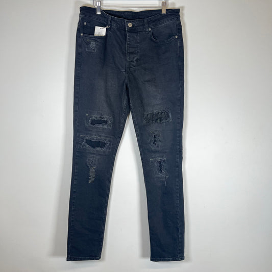 Ksubi Black Distressed Jeans Size 34