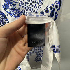 Rhude Leopard Print Silk Shirt Size S