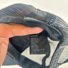Amiri Paint Drip Logo Black Hat