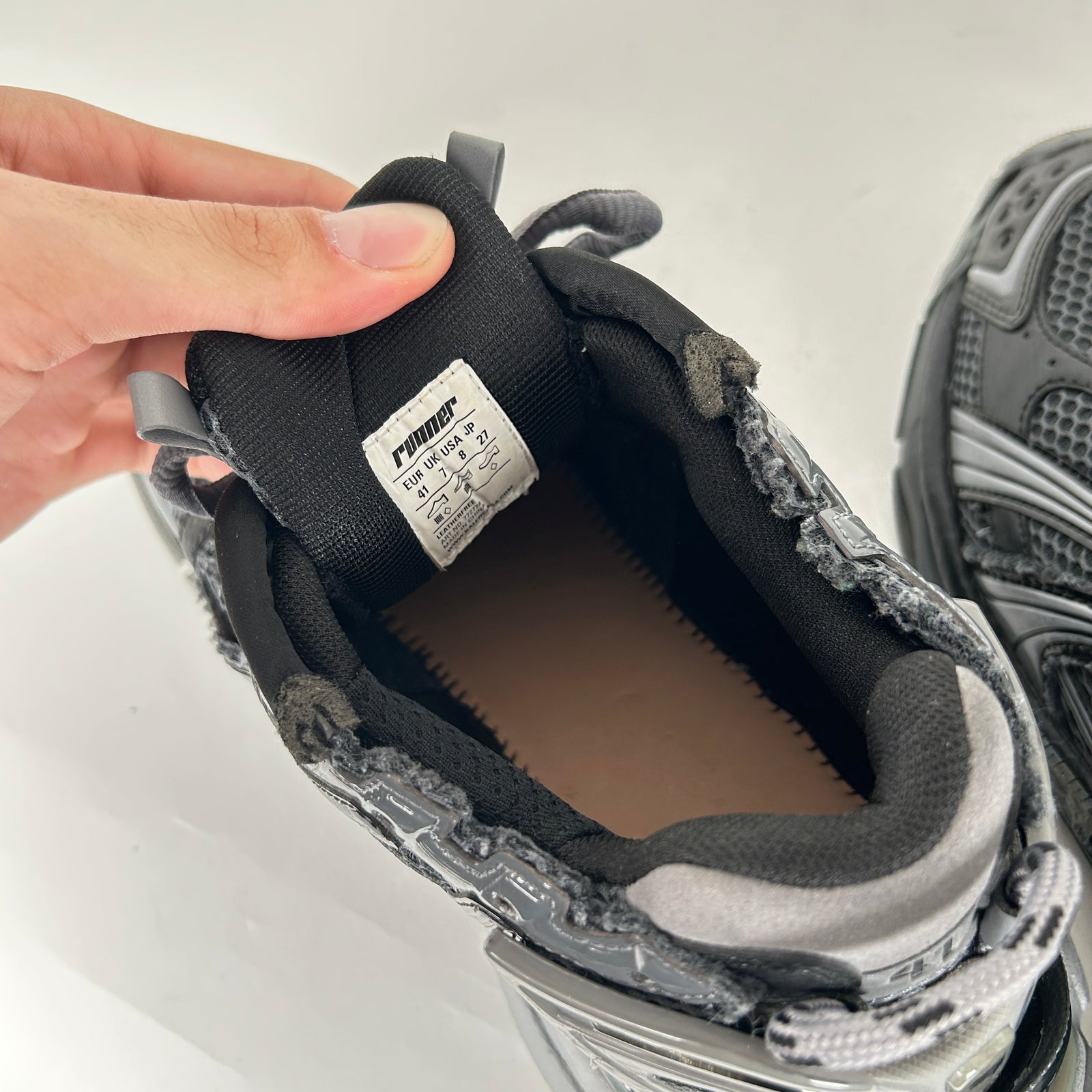 Balenciaga Triple Grey Runners Size 41