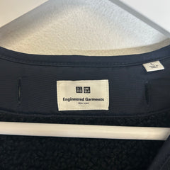 Engineered Garments x Uniqlo Navy Fleece Zip-Up Jacket Size L