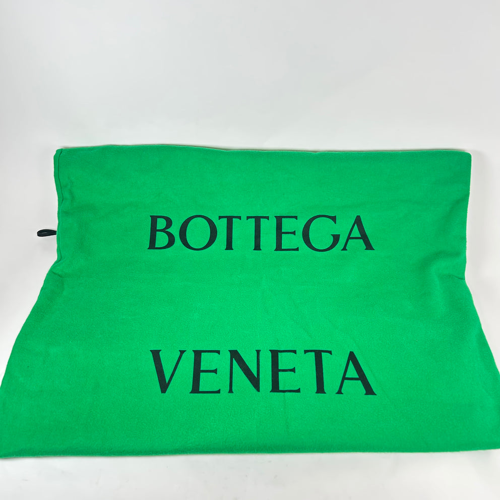 Bottega Veneta Lime Green Nappa Intrecciato Medium Cabat Tote Bag