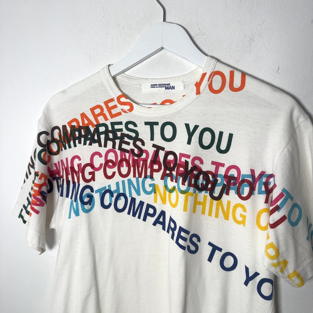 Junya Watanabe SS02 'Nothing Compares' Poem T-Shirt
