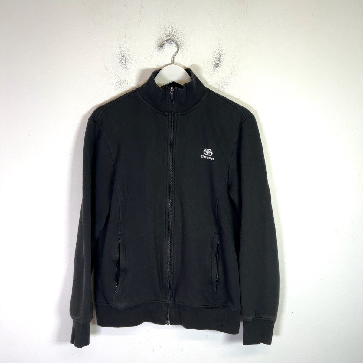 Balenciaga BB Logo Zip-Up Track Jacket