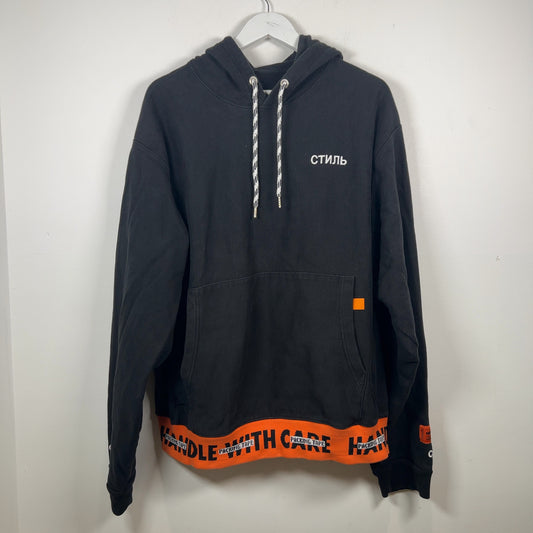 Heron Preston 'Handle With Care' Hem Hoodie