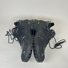 ROA Black Patent Leather Low Hiking Boot Size 9