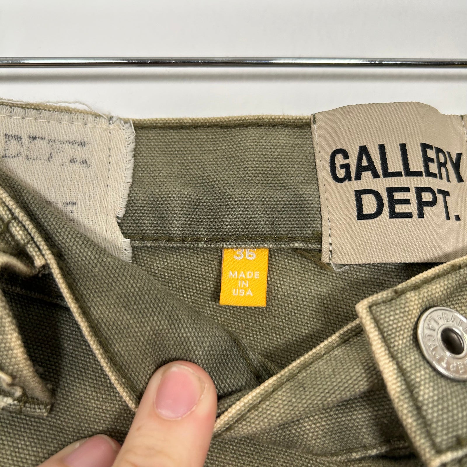 Gallery Dept Green Flare Carpenters Size 36