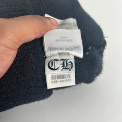 Chrome Hearts Black Scroll Logo Beanie
