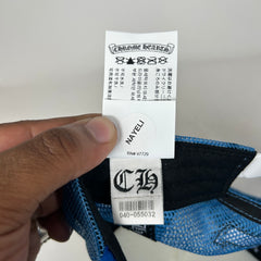 Chrome Hearts Blue Cemetery Patch Trucker Hat