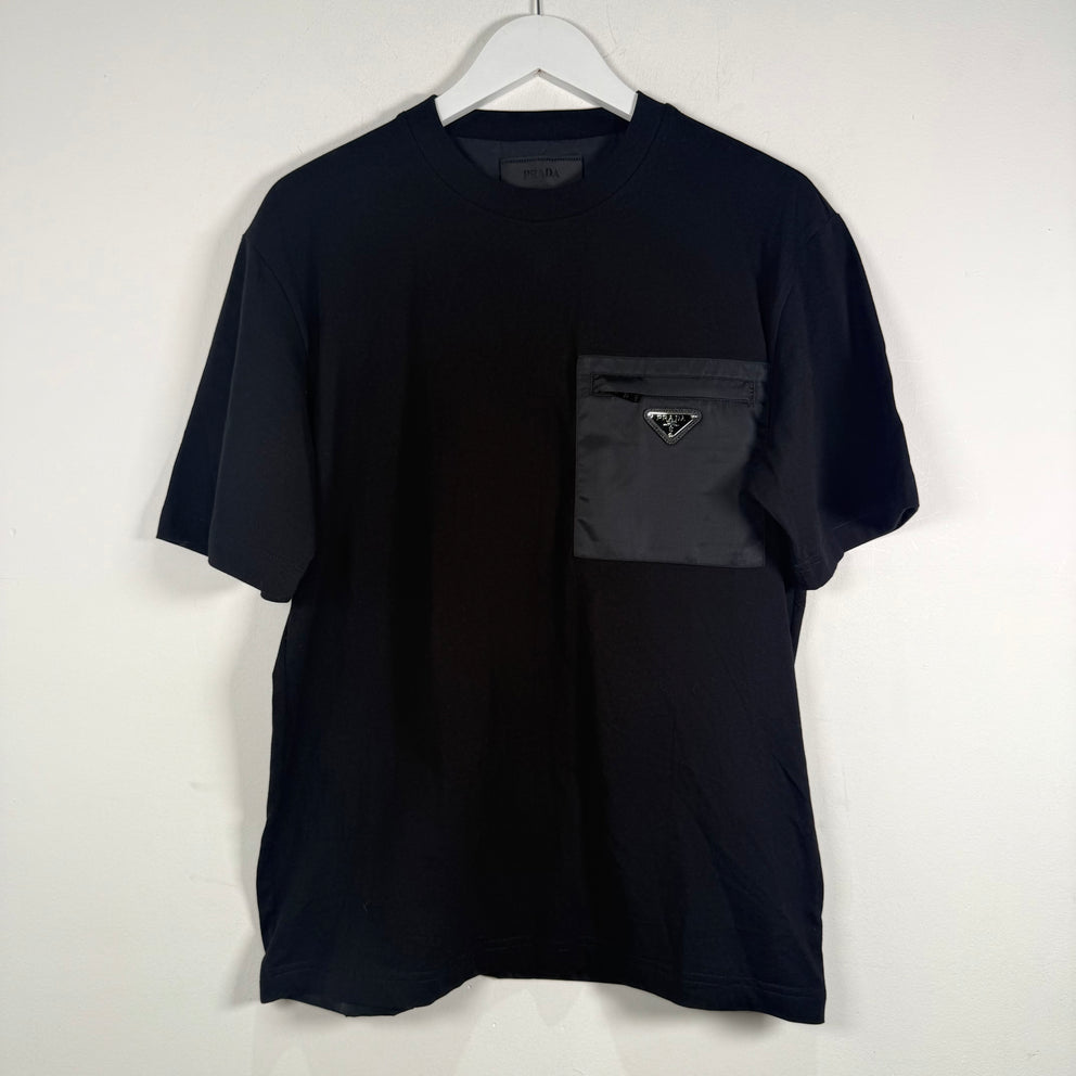 Prada Nylon Pocket Plaque Logo Size M