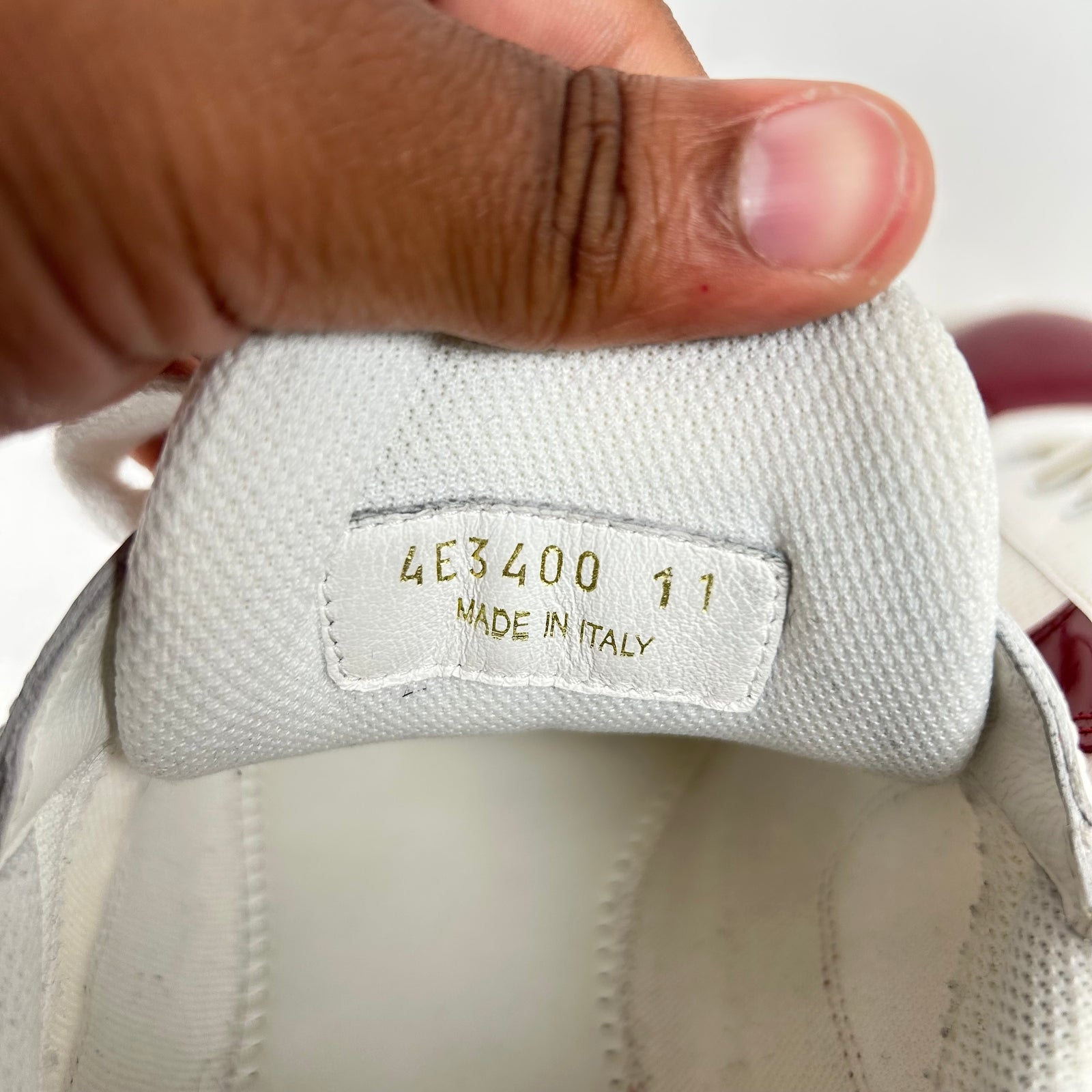 Prada Burgundy America Cups Size 11