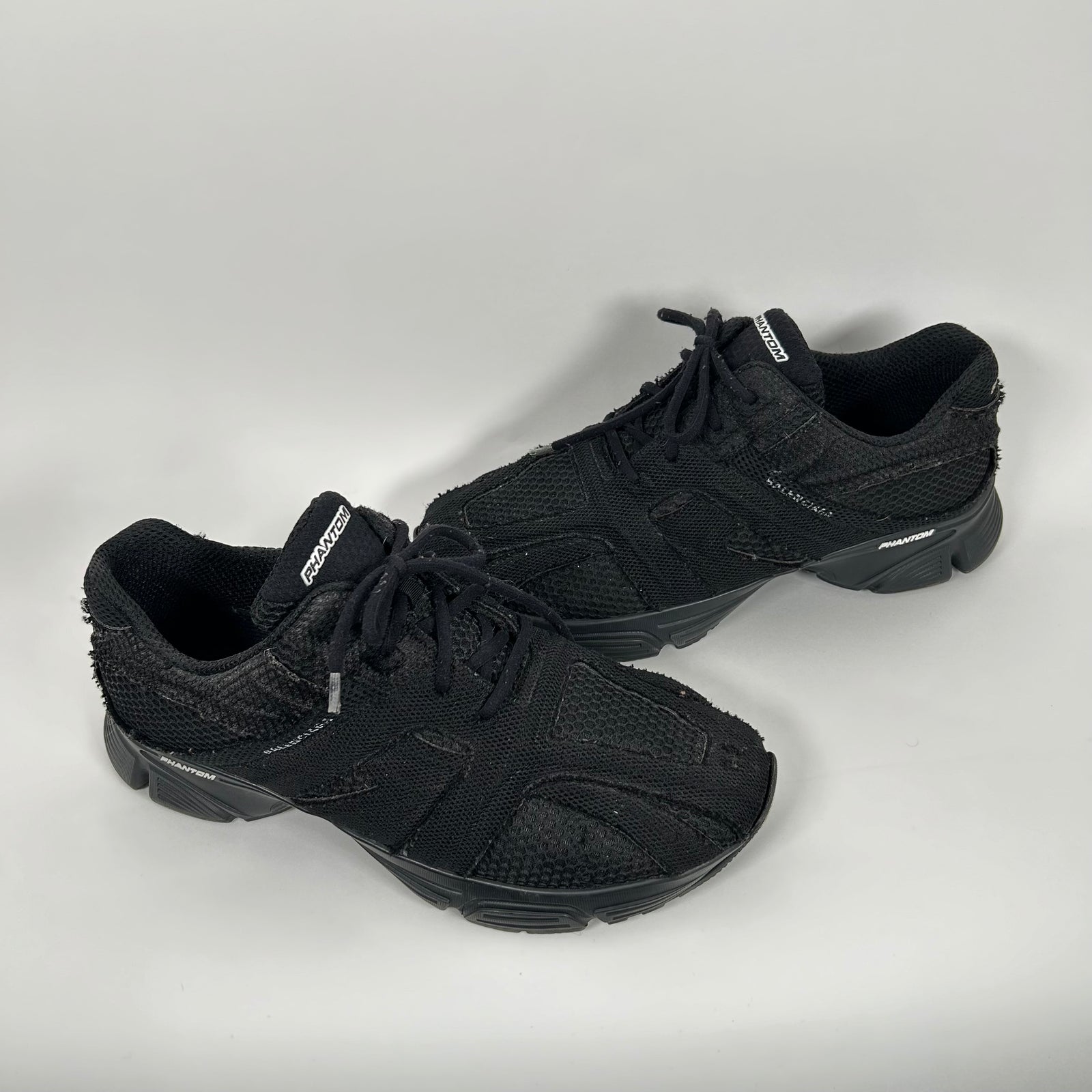 Balenciaga Black Phantom Runners Size 44