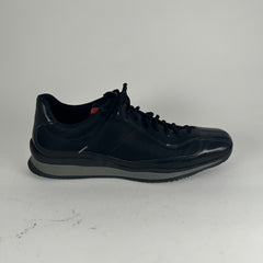 Prada Sport Black Leather Sneakers Size 9.5