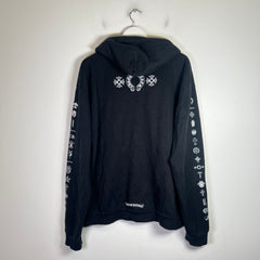 Chrome Hearts Multi Logo Zip-Up Hoodie