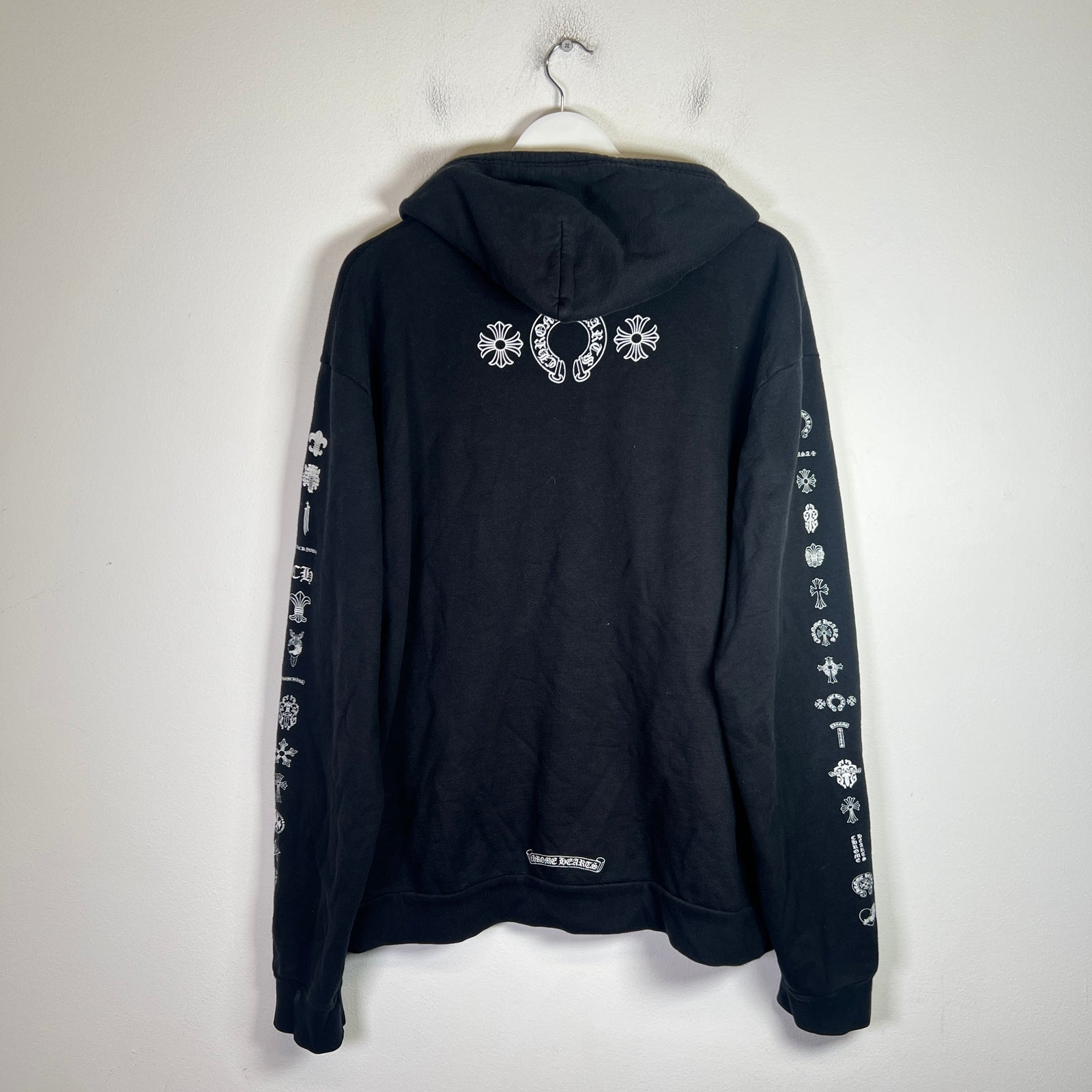 Chrome Hearts Multi Logo Zip-Up Hoodie