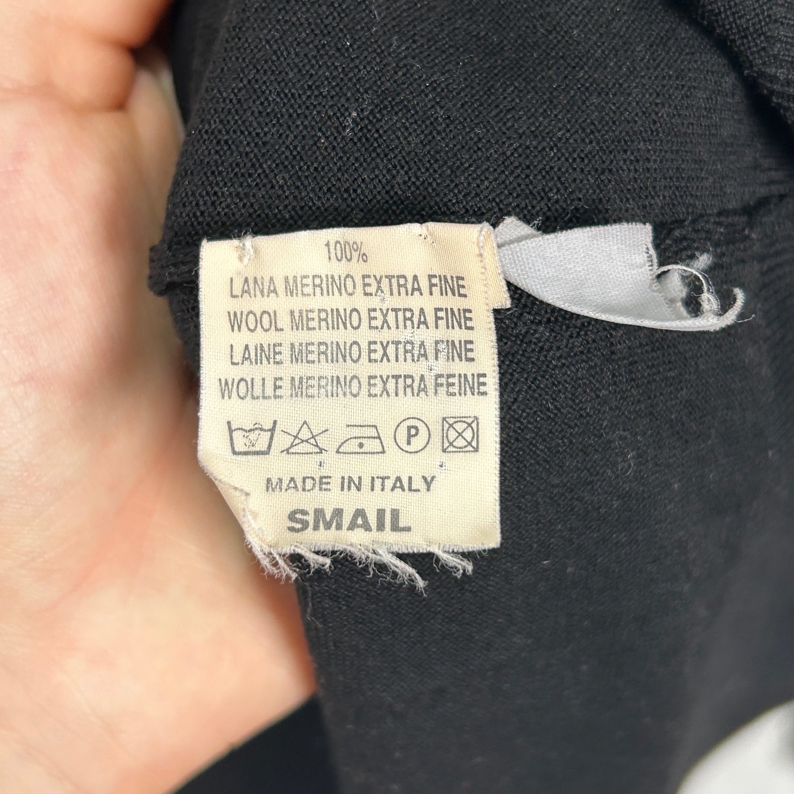 Brunello Cucinelli Black Turtleneck Sweater Size L