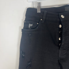 Amiri MX1 Cracked Denim Jeans