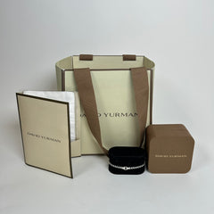 David Yurman Silver Box Bracelet Size 8 In