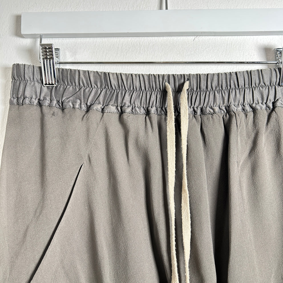 Rick Owens SS13 Dark Dust Viscose Shorts Size 10