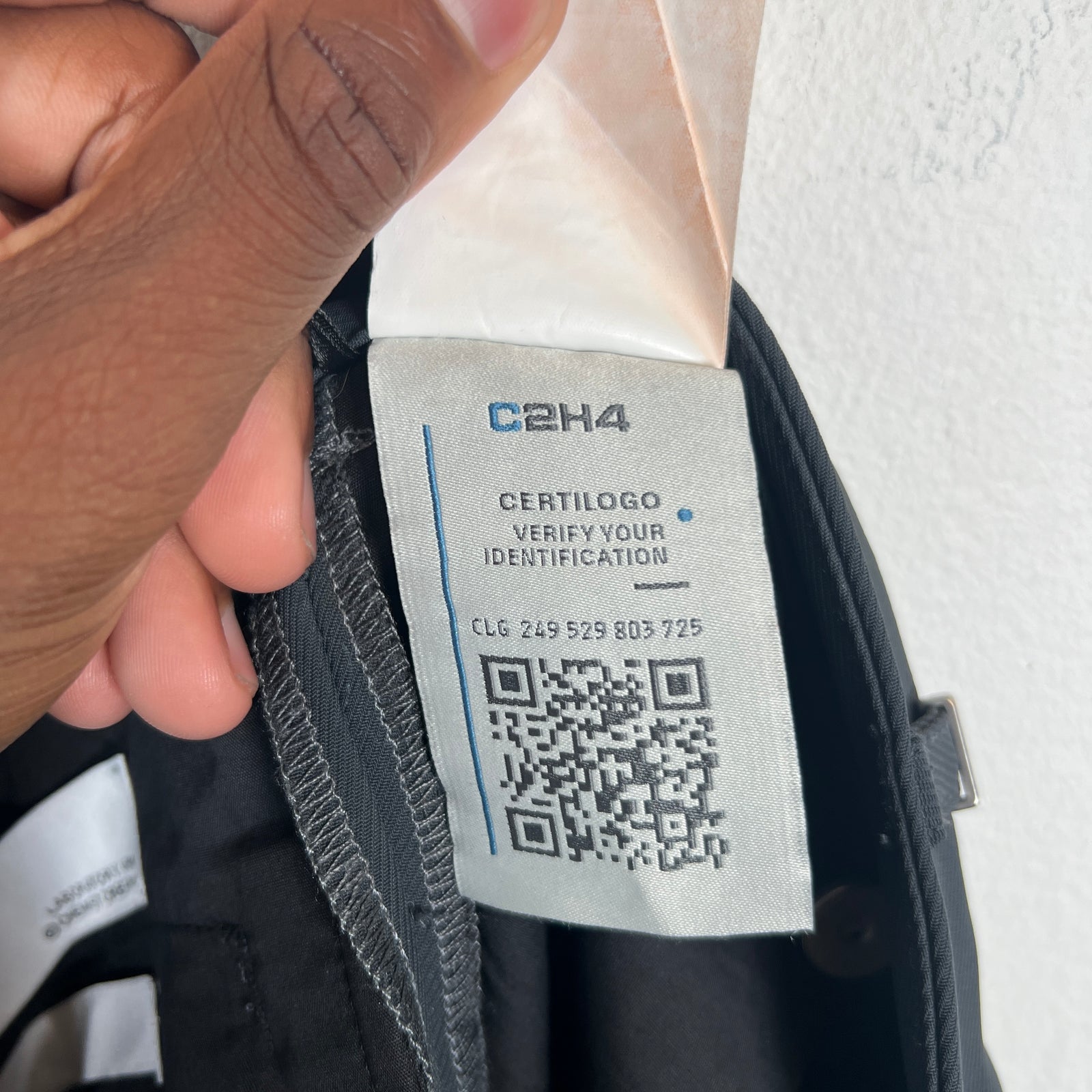 C2H4 Charcoal Shell Shorts Size M