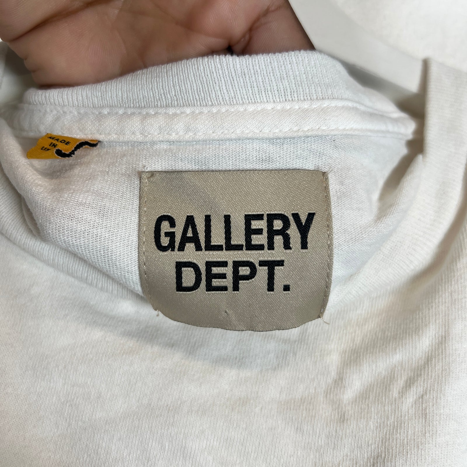 Gallery Dept White 'You Are Late' T-Shirt Size M
