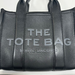 Marc Jacobs Black Leather Small Tote Bag