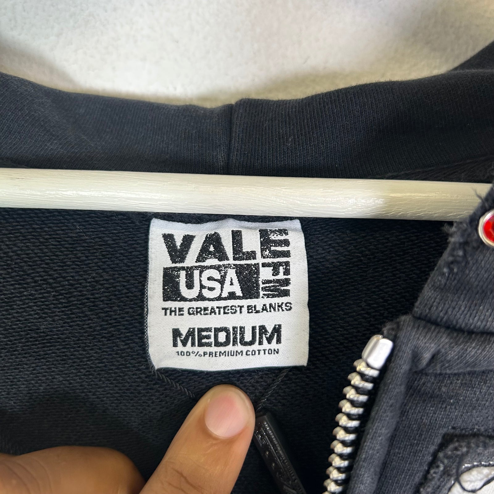 Vale Classico Valley Dreams Rhinestone Zip-Up Hoodie