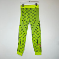 Gucci Neon/Black GG Leggings Size L