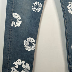 Denim Tears Light Wash Wreath Jeans Size 36
