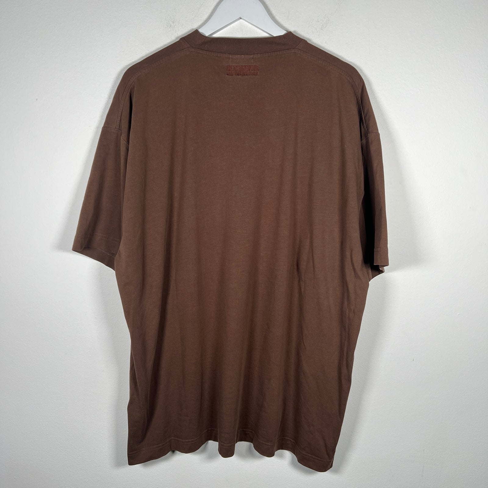 Vetements Brown Mixed Logo Tee Size L