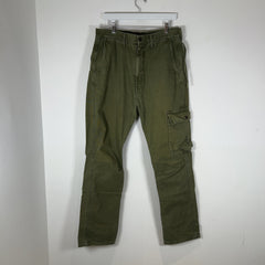 Kapital Green Cargo Pocket Canvas Cargo Pants