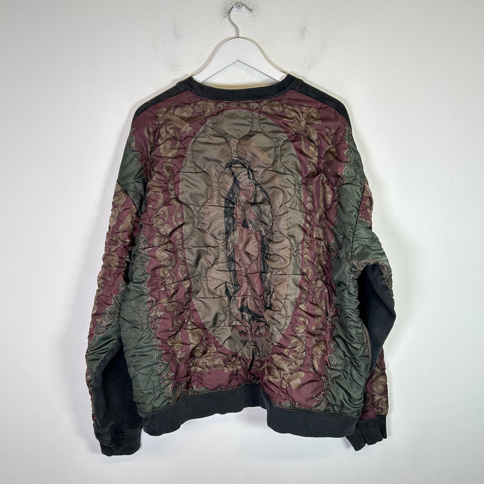 Kapital Kountry Over-Dyed Virgin Mary Quilted Crewneck Size 3