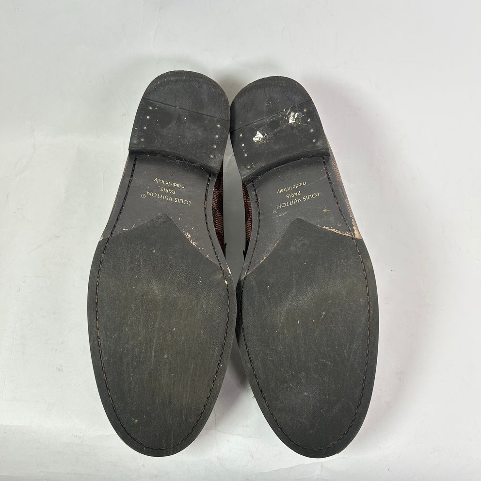 Louis Vuitton Ebene Monogram Major Loafer