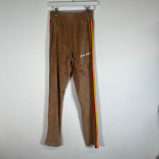 Palm Angels Brown Rainbow Narrow Track Pants Size S