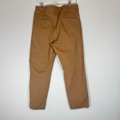 Gucci Tan Koi Fish Embroidered Chino Pants Size 31
