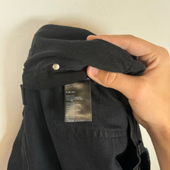 Amiri Black Glitter Patched Thrashed Jeans Size 36