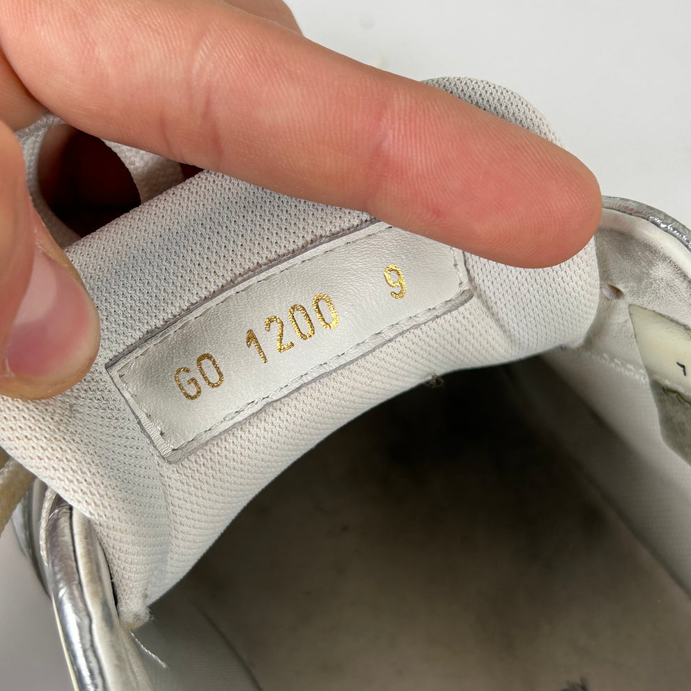 Louis Vuitton Metallic Foil Trainer Size LV9