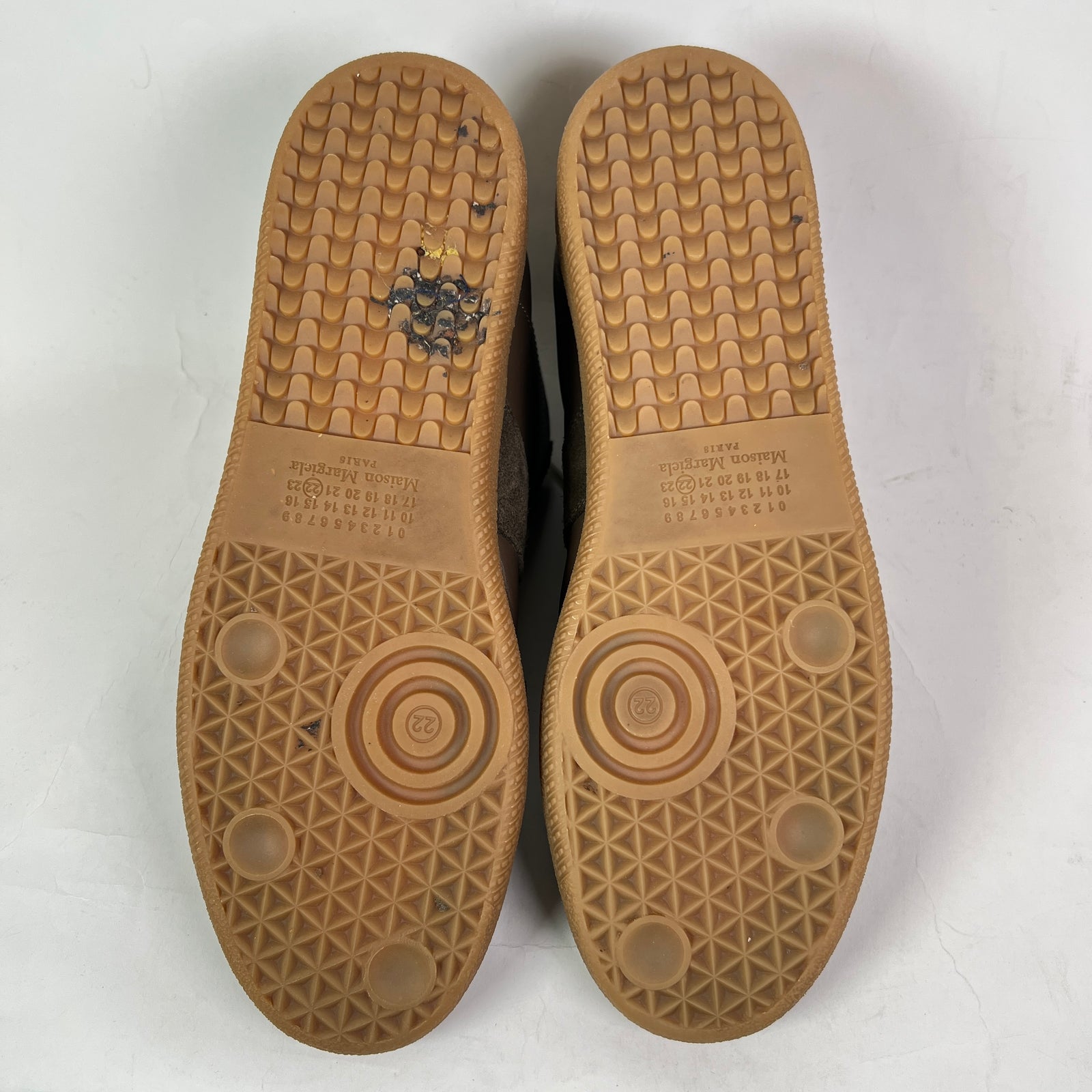 Maison Margiela Brown Mid-Top Replica Gats Size 44