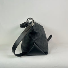 Louis Vuitton Black Beaubourg Mahina Hobo MM Bag