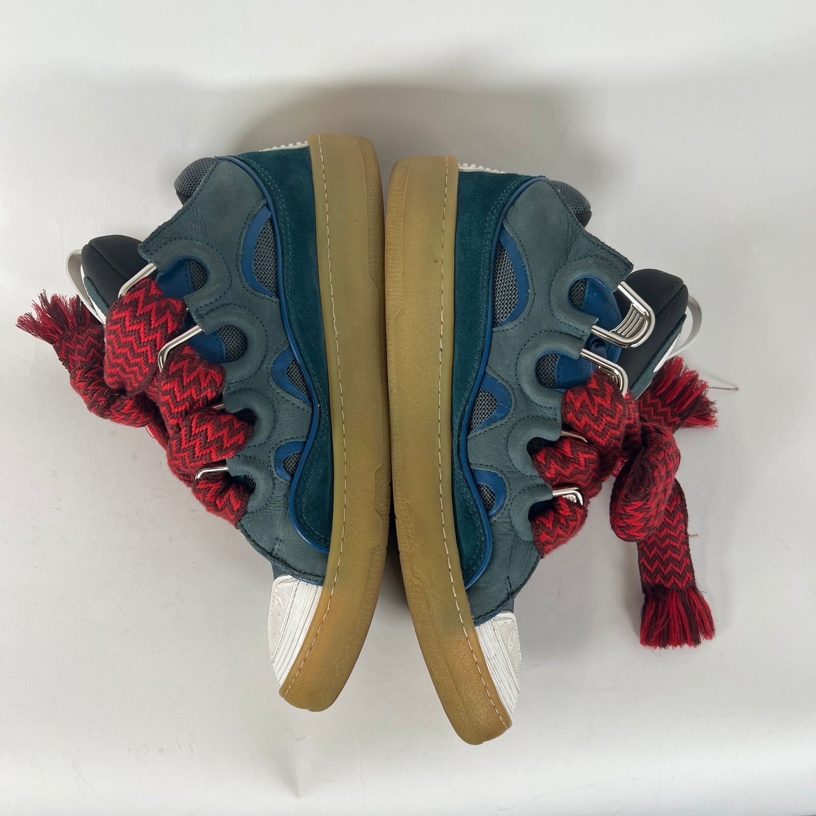 Lanvin Blue Curb Sneaker Size 42