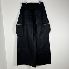 Rick Owens SS21 'Pannier' Wide Lego Cargo Pants Size 46