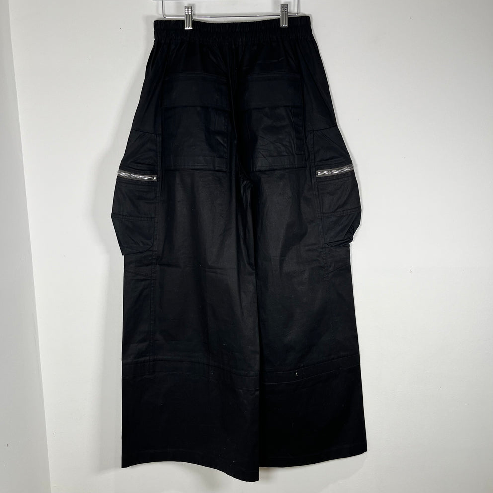 Rick Owens SS21 'Pannier' Wide Lego Cargo Pants Size 46