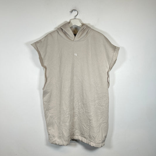 Balenciaga Beige Hooded Vest Size M