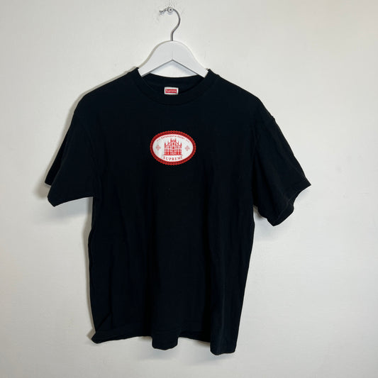 Supreme Oval Graphic Black T-Shirt Size M