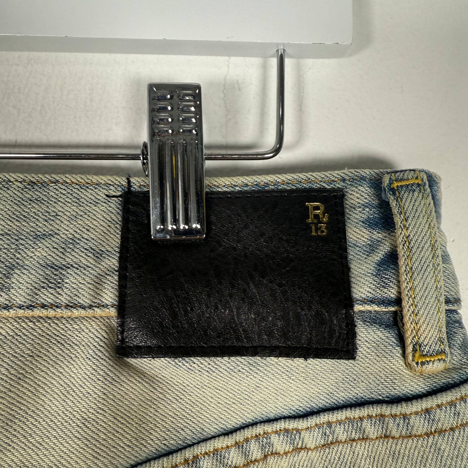 R13 Light Wash Jeans Size 33